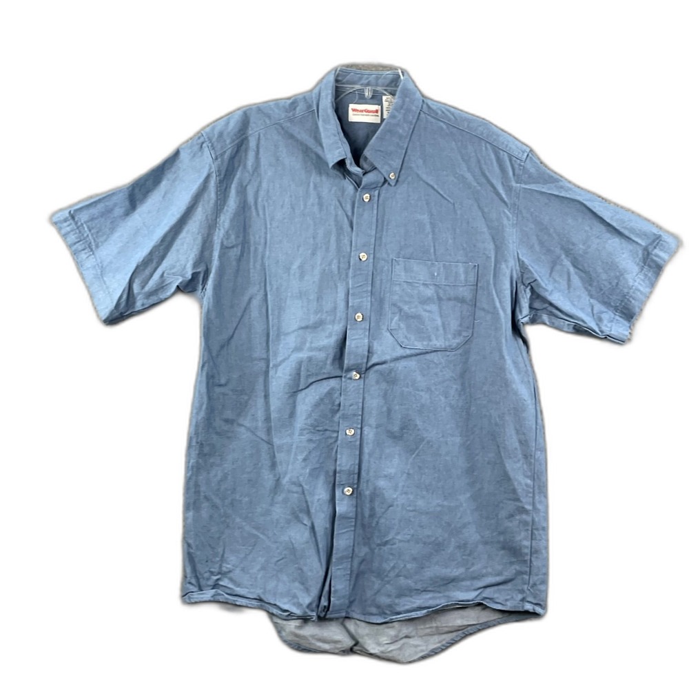 WearGuard Shirt Men 16.5 Short Sleeve Vintage Streetwear Outdoor Skate USA Made